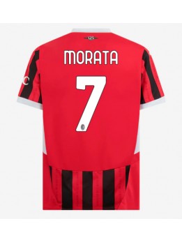 AC Milan Alvaro Morata #7 Heimtrikot 2024-25 Kurzarm